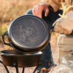 Yellowstone? Seasoned Cast Iron Bucking Bronco Combo Cooker