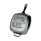 Wildlife Square Grill Pan with Fish
