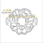 Seasoned Cast Iron Holiday Wreath Pan
