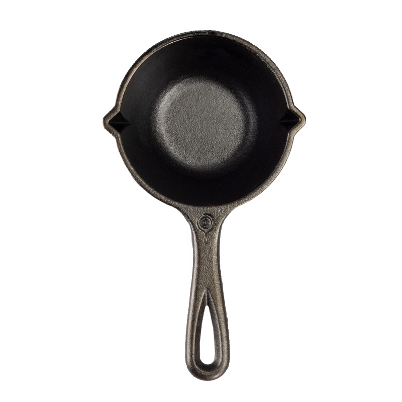 Cast Iron Melting Pot and Silicone Brush