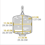 Blacklock 12 Inch Lightweight Cast Iron Grill Pan