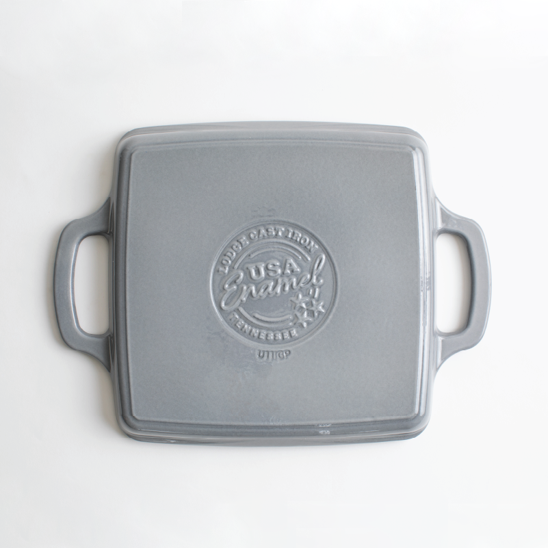 USA Enamel 11 Inch Enameled Cast Iron Grill Pan