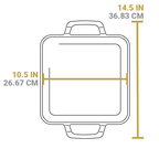 Chef Collection 11 Inch Cast Iron Square Griddle?