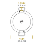 Carbon Steel Dual Handle Pan