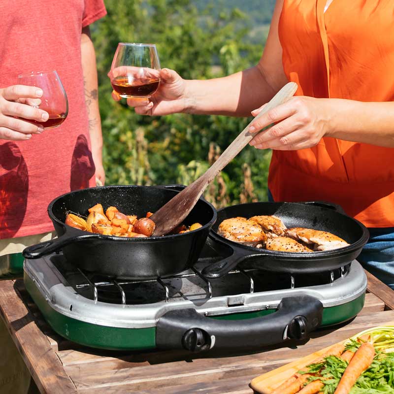 Seasoned Cast Iron Combo Cooker
