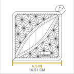 Silicone and Fabric Potholder