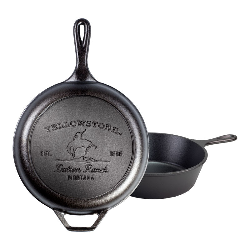 Yellowstone? Seasoned Cast Iron Bucking Bronco Combo Cooker