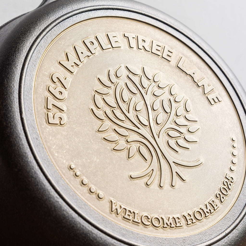 Custom Engraved Tree Skillet