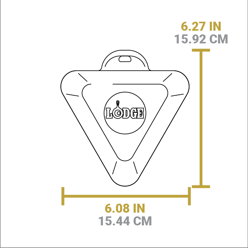 Heat-Treated 10 Ounce Triangular Cast Iron Mini Server?