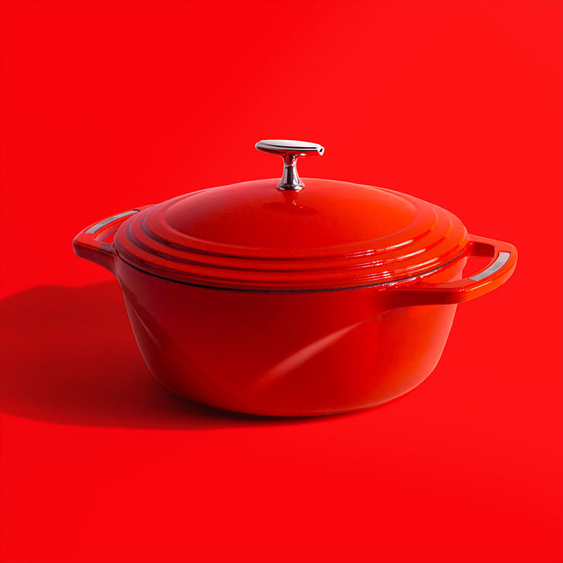 USA Enamel? Cast Iron Dutch Oven