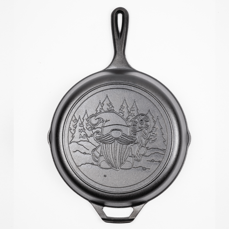 Lodge 10.25 Inch Seasoned Cast Iron Holiday Gnome Skillet?