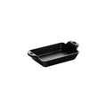 Heat-Treated 10 Ounce Rectangular Cast Iron Mini Server