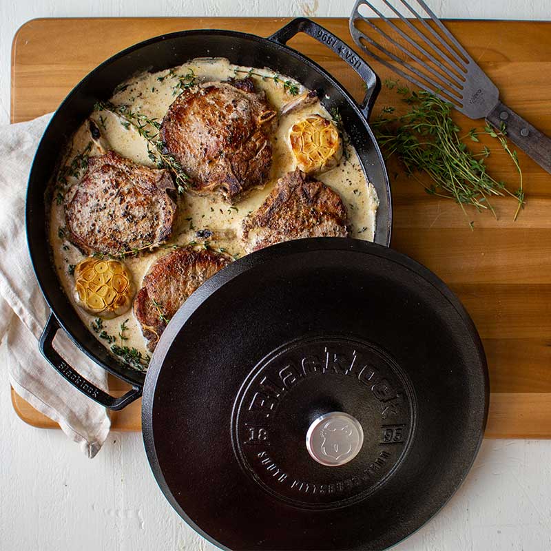 Blacklock 4 Quart Lightweight Cast Iron Braiser