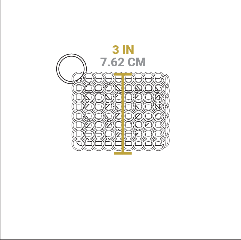 Chainmail Scrubbing Pad