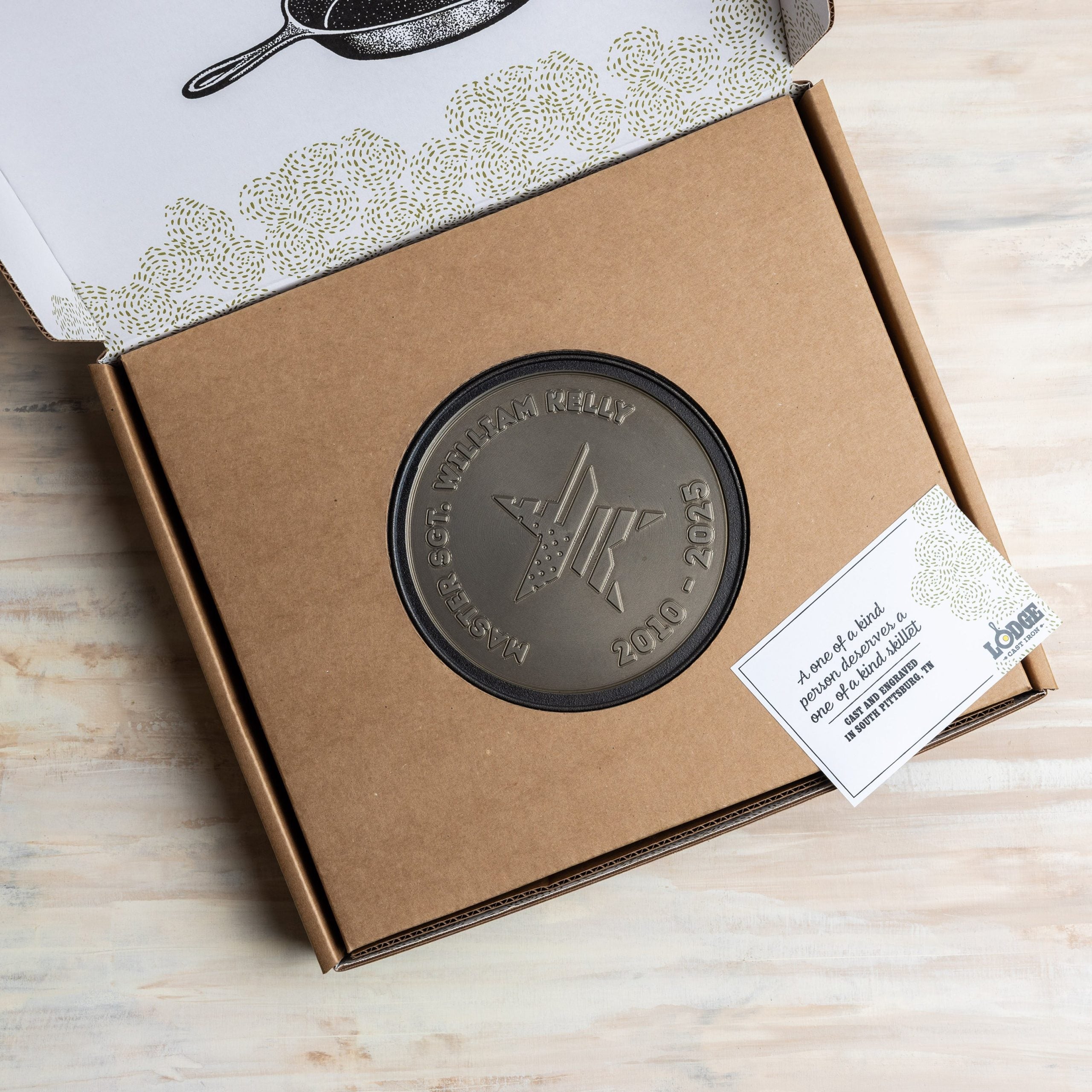 Custom Engraved Honor Skillet