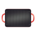 Enameled Cast Iron 12.5 x 8 Inch Grill Pan