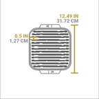 10.5 Inch Single Burner Reversible Grill/Griddle