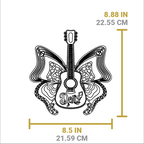 8 Inch Love is Like a Butterfly Dolly Parton Trivet
