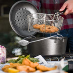 Seasoned Cast Iron Dutch Oven Frying Set