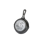 Wildlife Series? 6.5 Inch Cast Iron Wolf Skillet