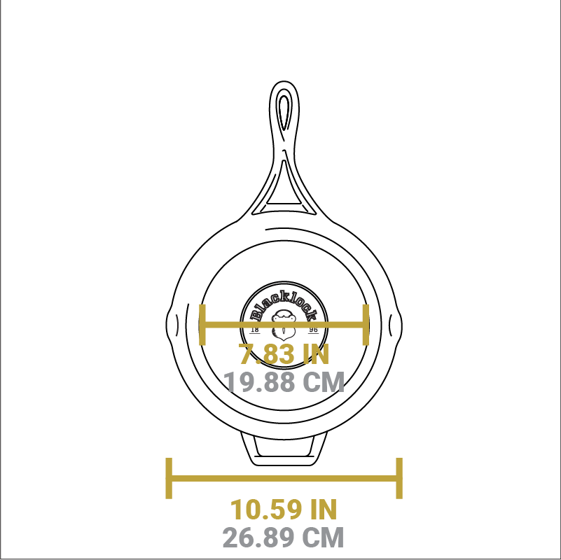 Blacklock Lightweight Skillet