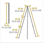 Adjustable Camp Tripod. 2 Pack