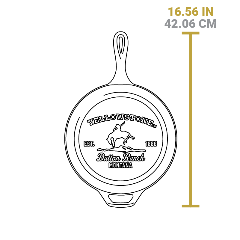 Yellowstone? Seasoned Cast Iron Bucking Bronco Combo Cooker