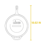 Cast Iron Covered Deep Skillet