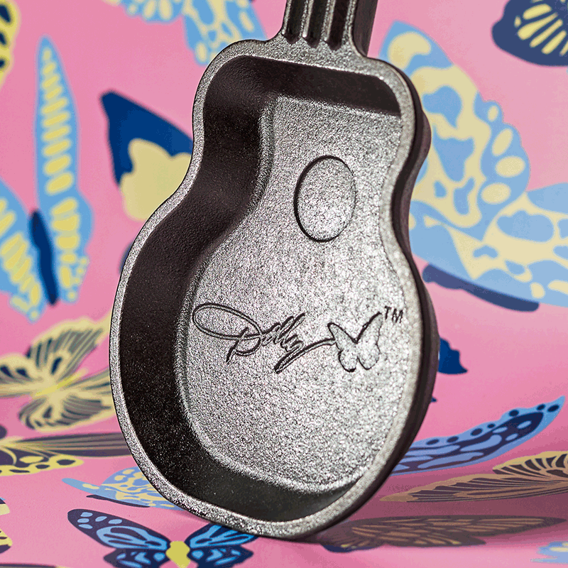 Dolly Parton Rockstar Guitar Mini Skillet