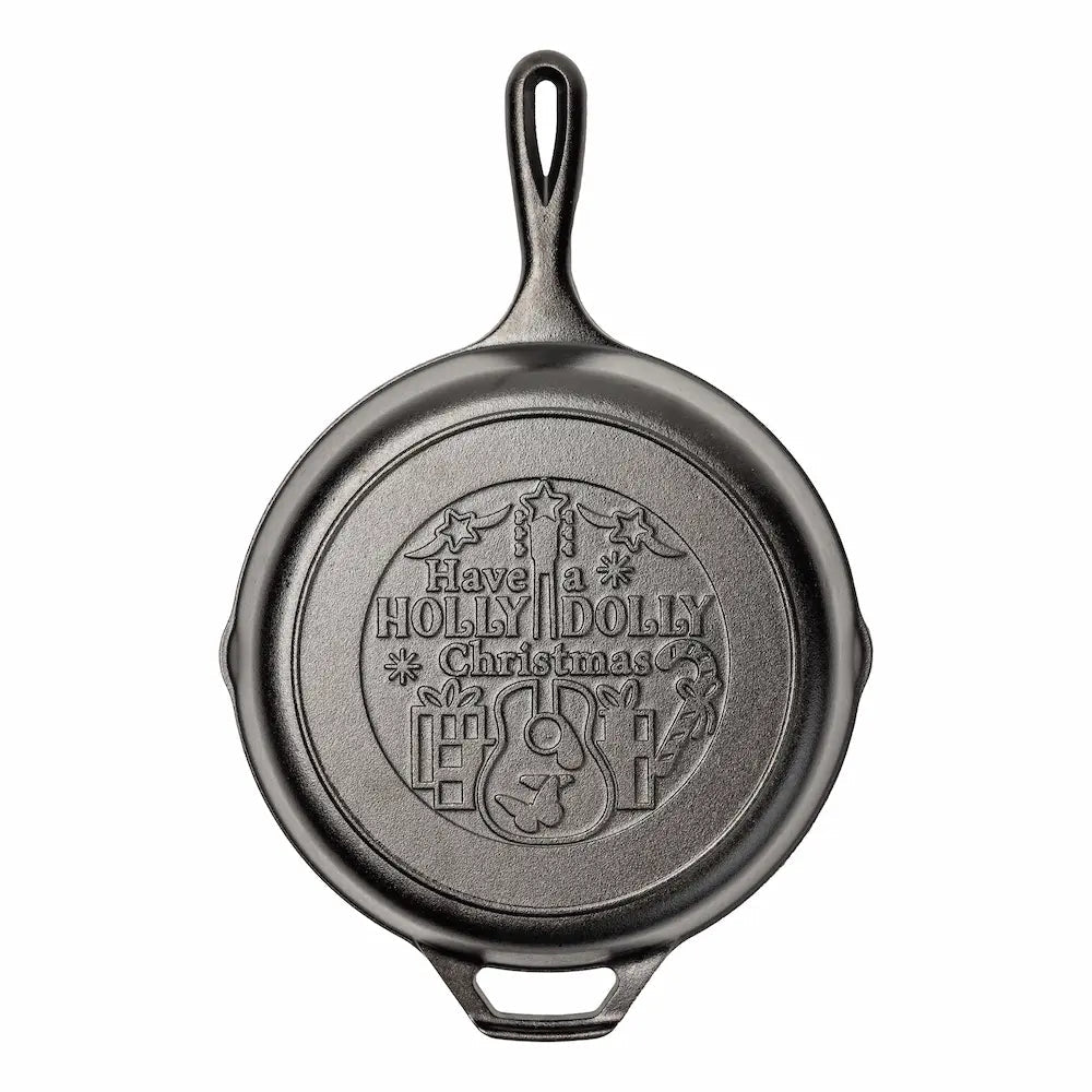 10 Inch Chef Collection Dolly Parton Skillet. Have a Holly Dolly Christmas