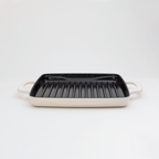USA Enamel 11 Inch Enameled Cast Iron Grill Pan