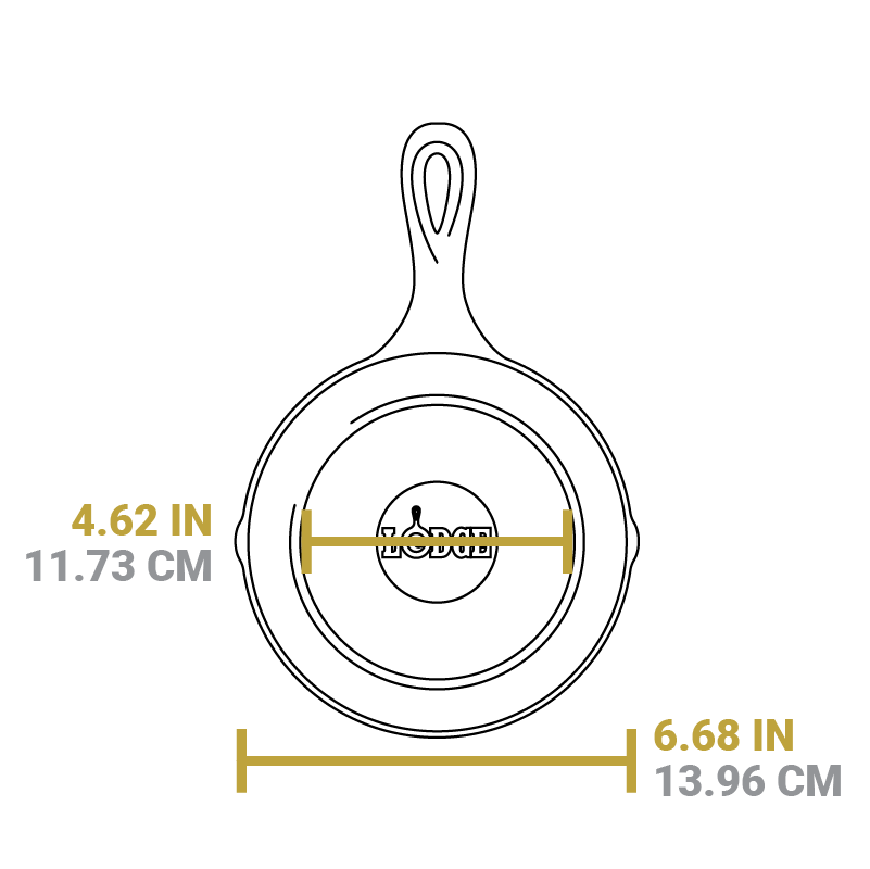Round Cast Iron Grill Pan