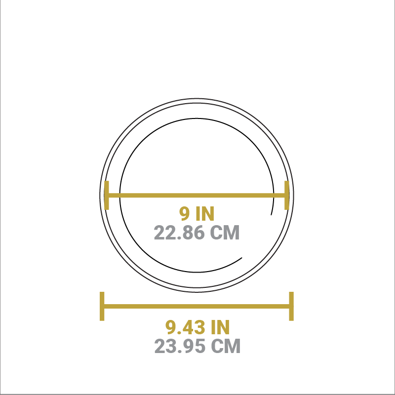Round Serving Griddle
