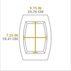 Rectangular Wood Underliner