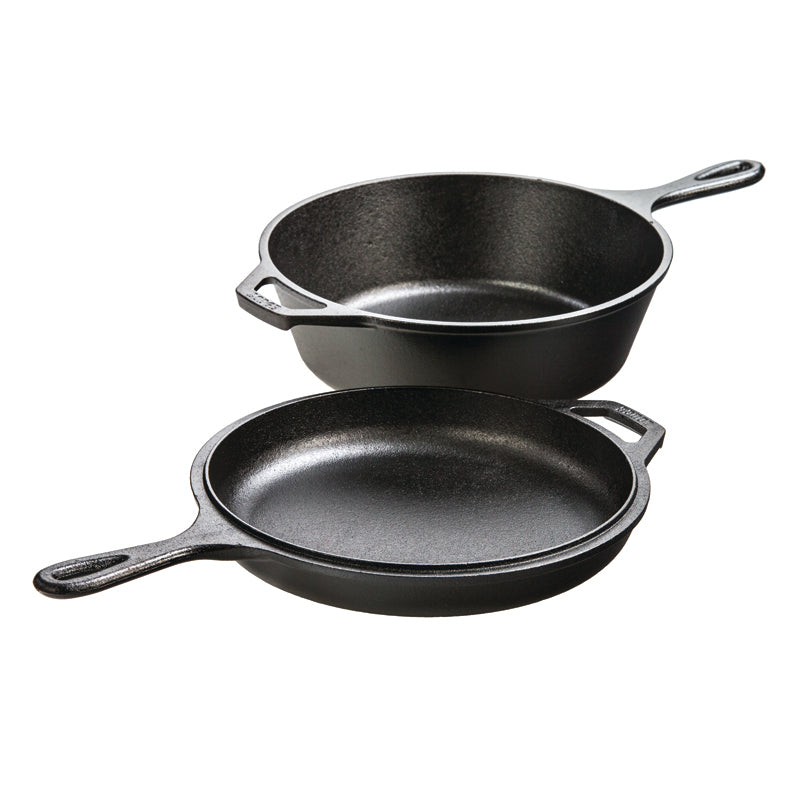 Yellowstone? Seasoned Cast Iron Bucking Bronco Combo Cooker