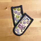 Conversation Heart Handle Holders. Set of Two