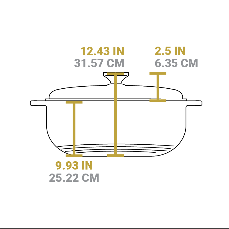 Essential Enamel Oval Dutch Oven