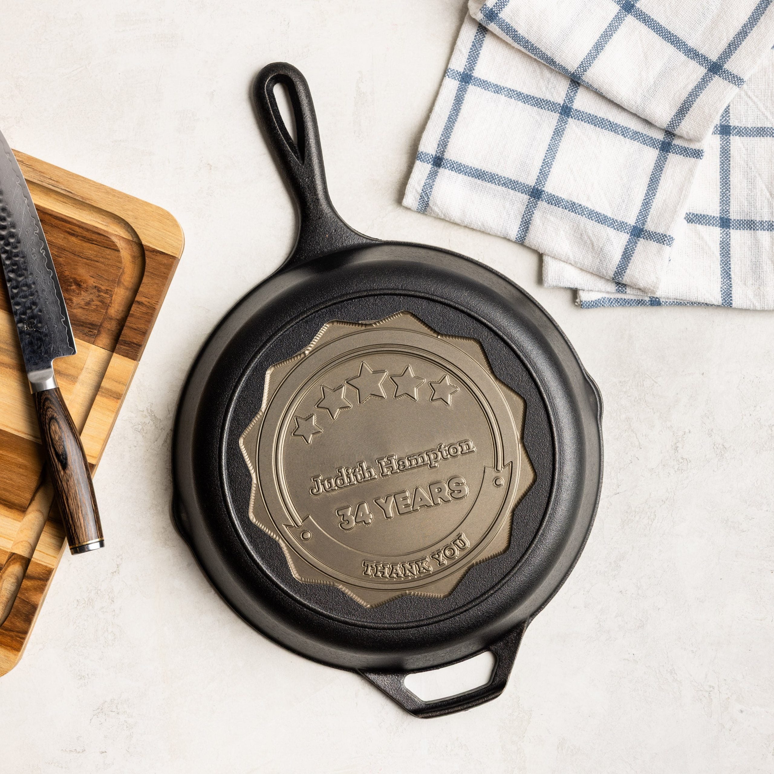Custom Engraved Award Skillet