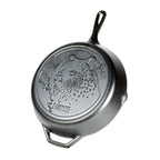 Wildlife Series? 12 Inch Cast Iron Bear Skillet