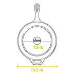 Cast Iron Deep Skillet