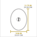 Oval Wood Underliner