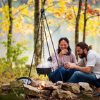 Adjustable Camp Tripod. 2 Pack