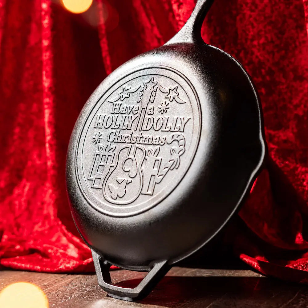 10 Inch Chef Collection Dolly Parton Skillet. Have a Holly Dolly Christmas