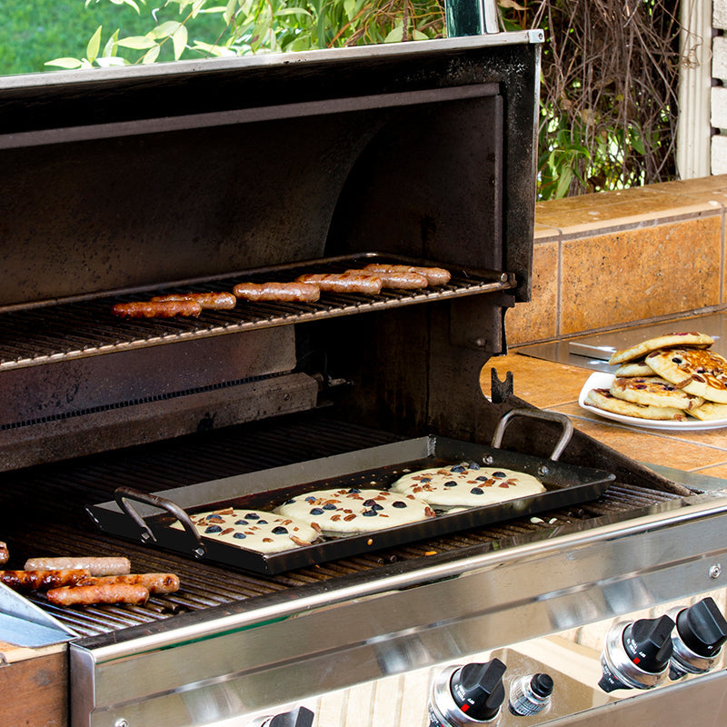 18 x 10 Inch Seasoned Carbon Steel Griddle?
