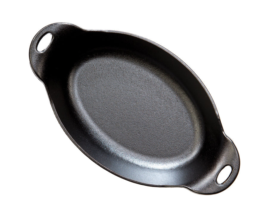 Heat-Treated 36 Ounce Oval Cast Iron Server?