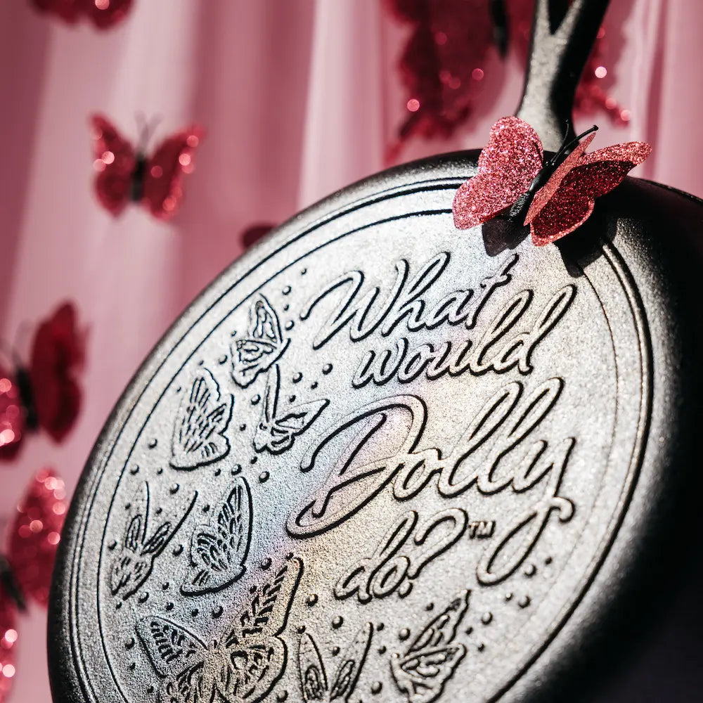 10.25 Inch Dolly Parton Skillet. What Would Dolly Do?
