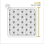Silicone and Fabric Potholder