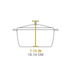 Blacklock 5.5 Quart Lightweight Cast Iron Dutch Oven