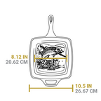 Wildlife Square Grill Pan with Fish