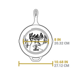 Wildlife Series? 10.25 Inch Cast Iron Deer Skillet